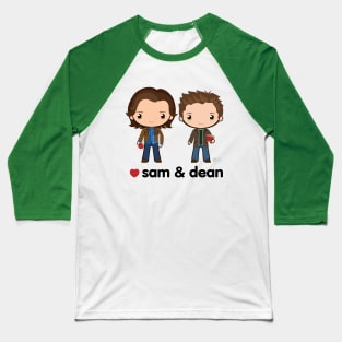 Love Sam & Dean - Supernatural Baseball T-Shirt